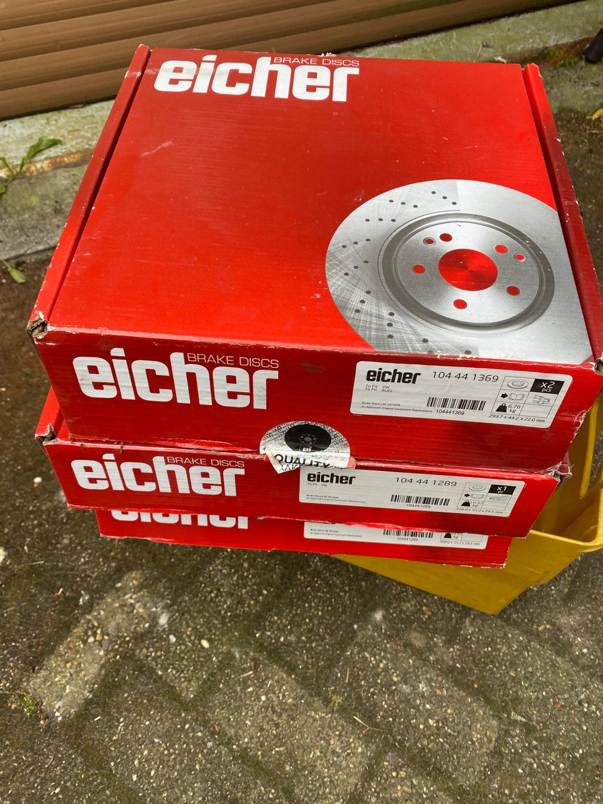 Eicher remschijven set voor VW/Audi, Ophalen, Nieuw, Audi