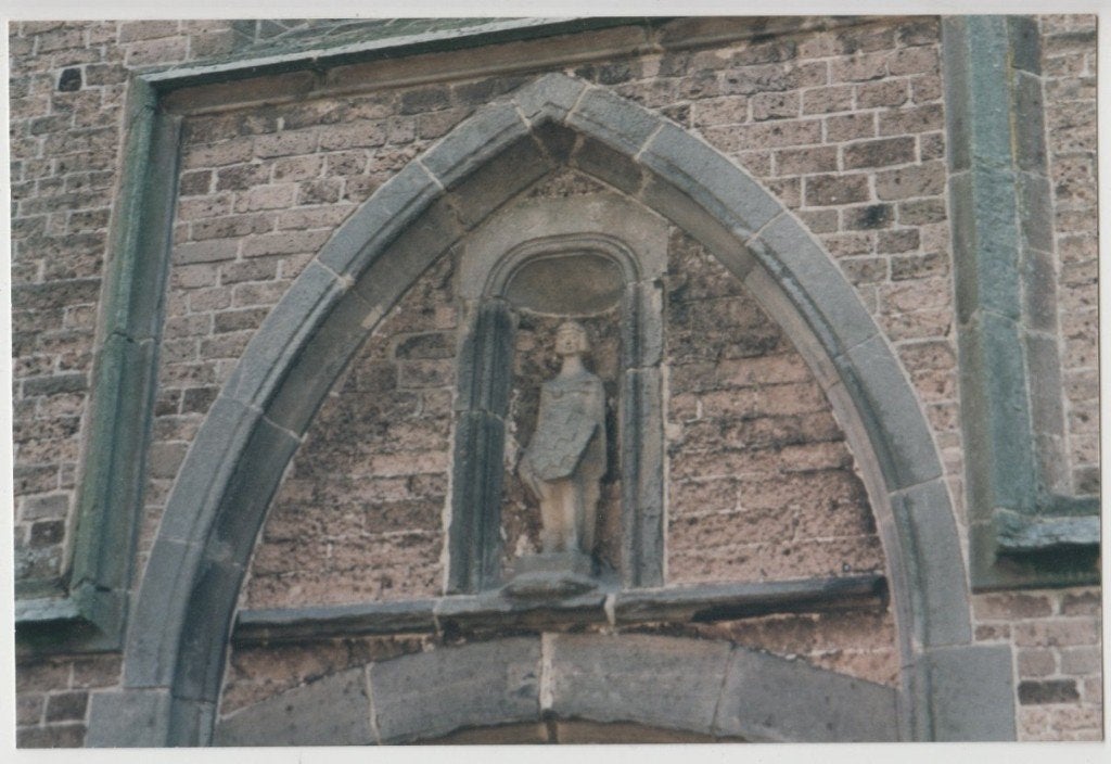 Dalfsen NH Kerk Bovenzijde deur in Torenportaal FOTO 1996, Ophalen of Verzenden, 1980 tot heden, Overijssel