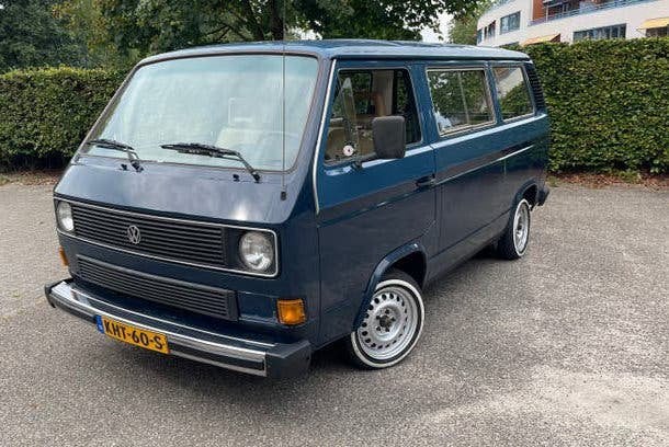 Volkswagen T3 Caravelle 1.6TD - 9 persoons - 5 bak, Auto's, Volkswagen, 4 cilinders, 2000 kg, Blauw, 9 stoelen
