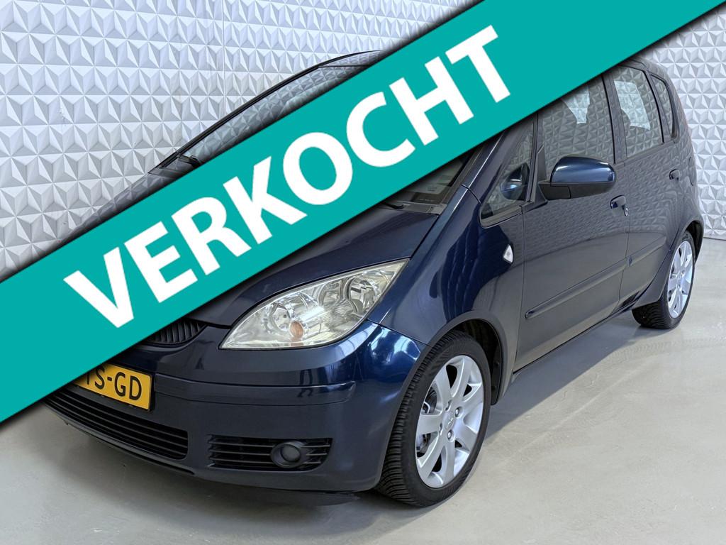 Mitsubishi Colt 1.3 5drs Instyle Airco Leder Trekhaak (2007), Gebruikt, Blauw, Colt, Handgeschakeld