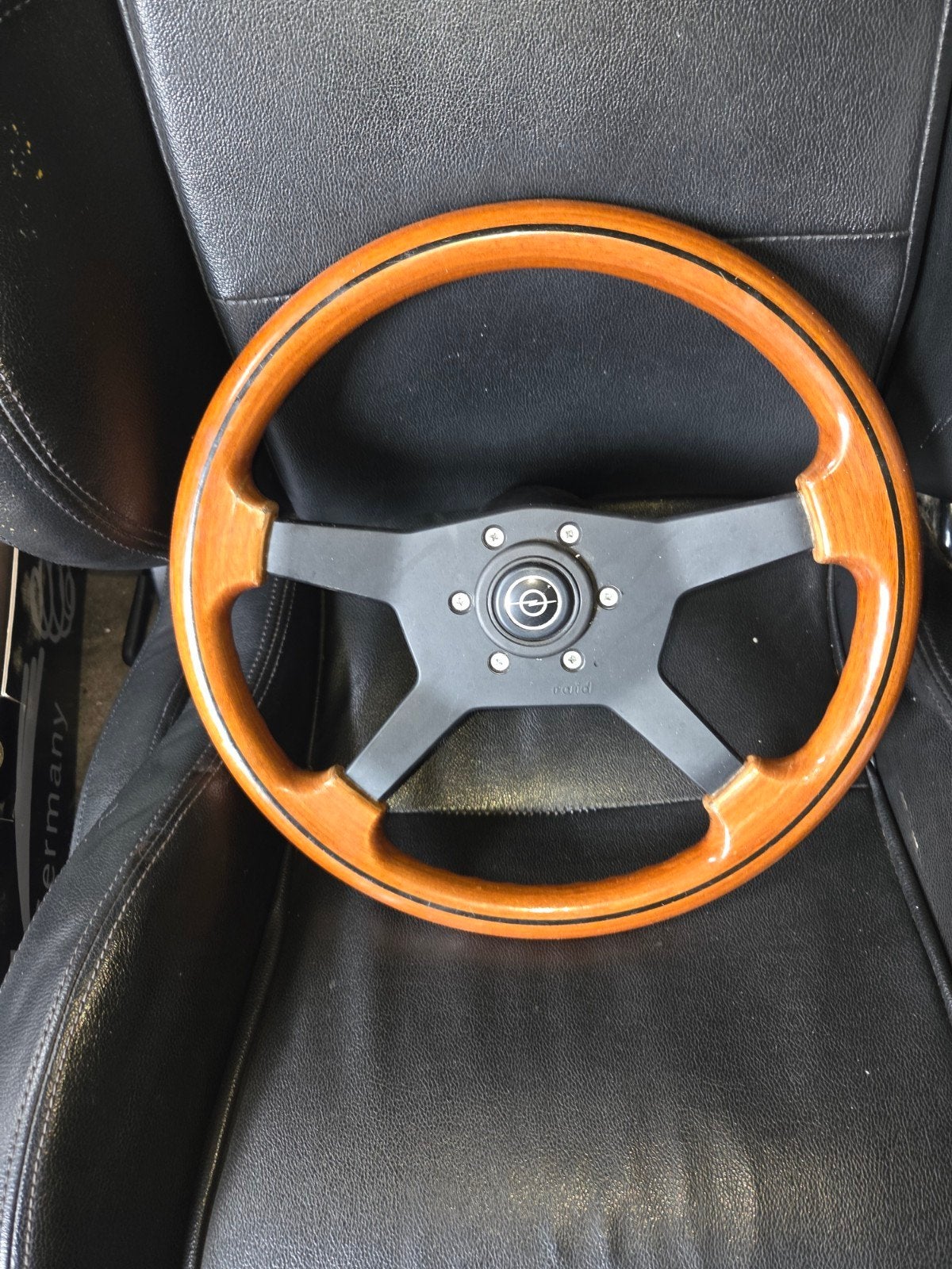 Houten sportstuur met Opel logo, Ophalen of Verzenden