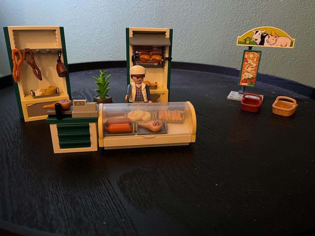 Playmobil slager, Ophalen, Zo goed als nieuw
