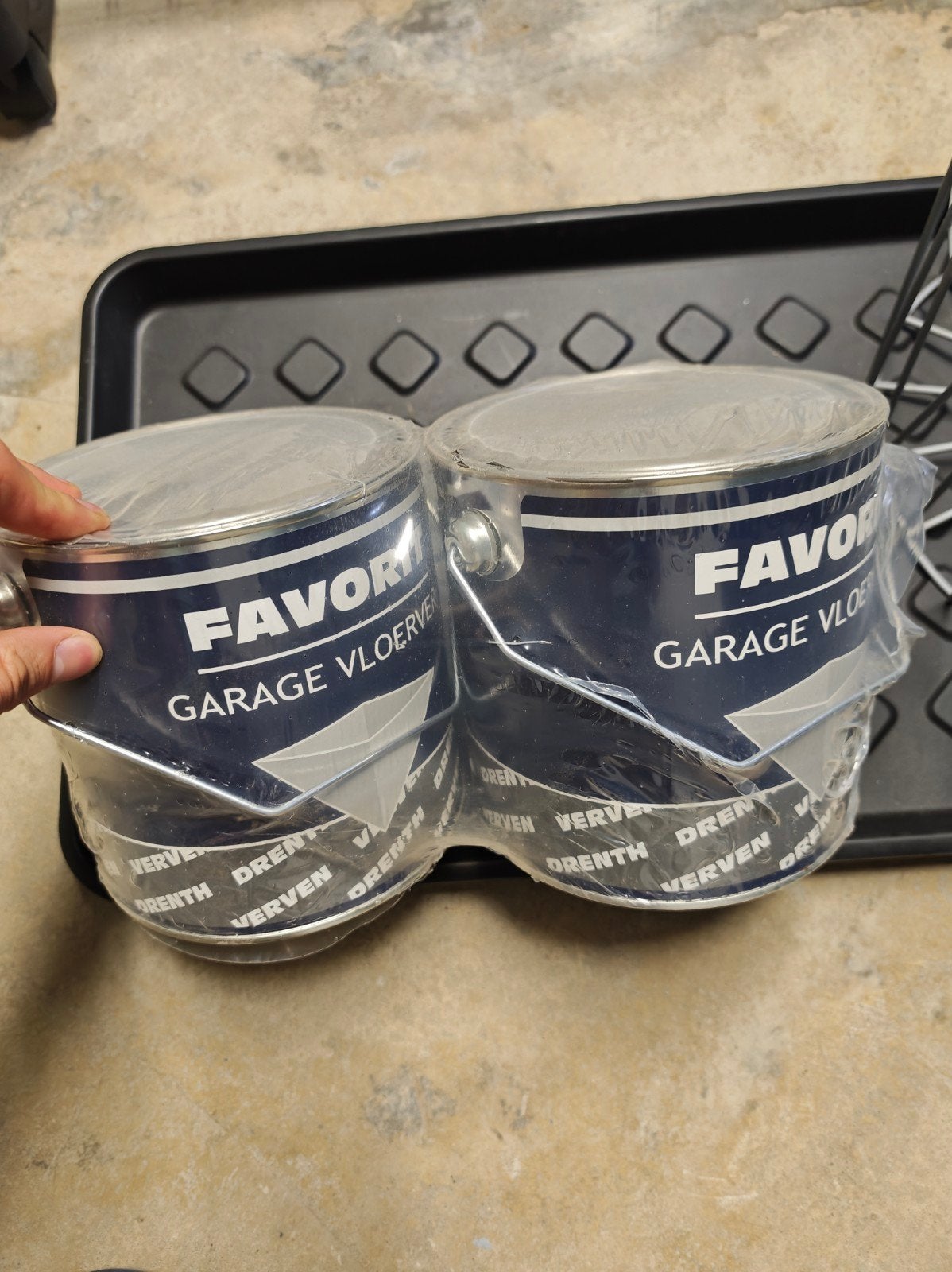 Favorit garagevloer verf, Doe-het-zelf en Verbouw, Verf, Beits en Lak, Nieuw, Ophalen of Verzenden, Verf, Grijs