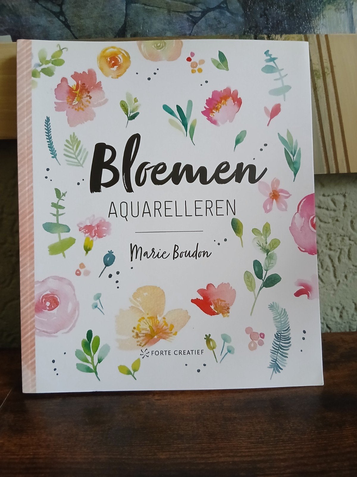 Bloemen Aquarelleren - Marie Boudon (Zo goed als nieuw), Ophalen of Verzenden, Zo goed als nieuw, Overige onderwerpen, Marie Boudon