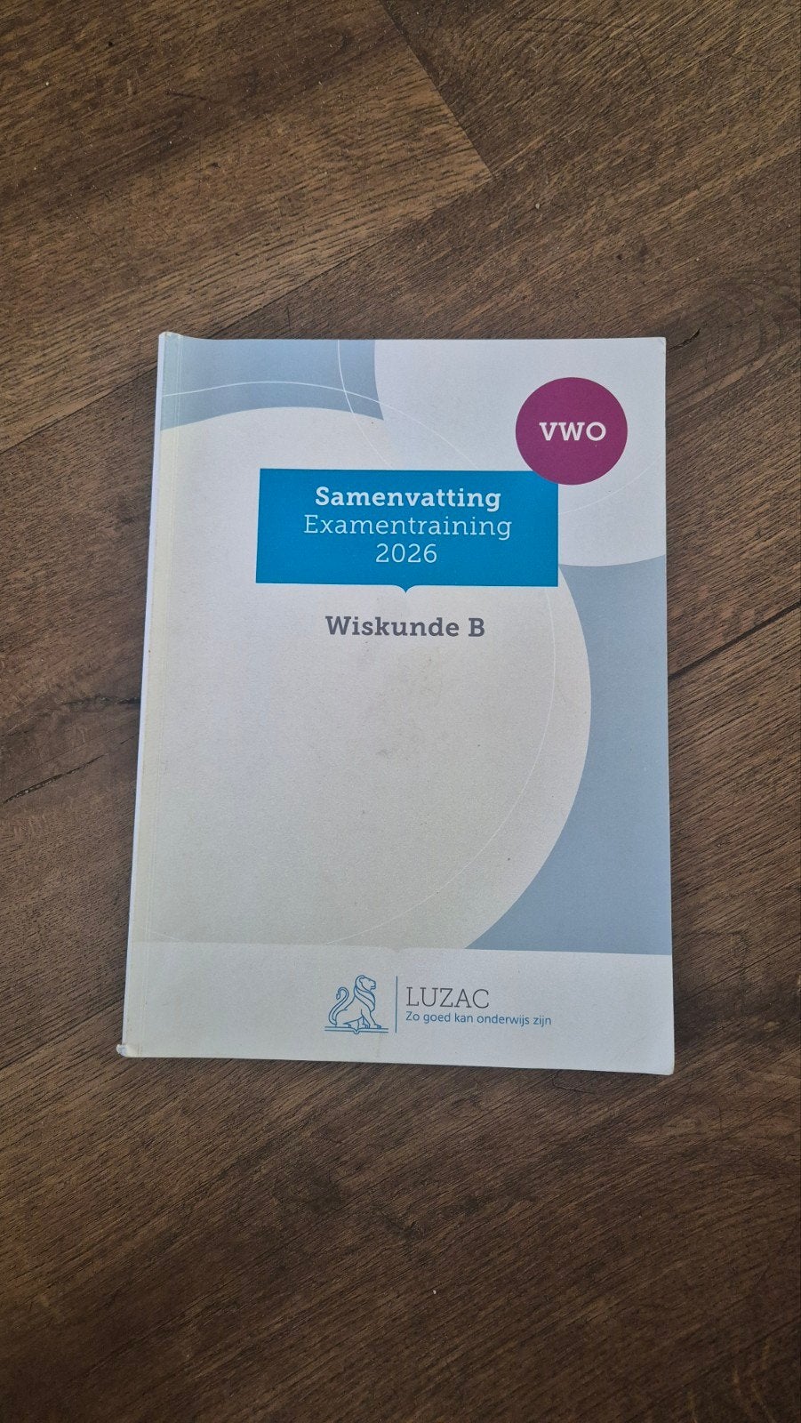 Samenvatting Examentraining 2026 Wiskunde B VWO Luzac, Ophalen of Verzenden, Beta, Zo goed als nieuw, Luzac