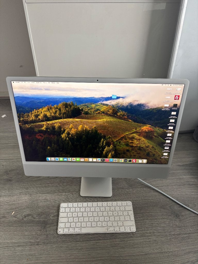iMac 24 m1 8gb 256, Computers en Software, IMac, Ophalen of Verzenden, Zo goed als nieuw, 3 tot 4 Ghz