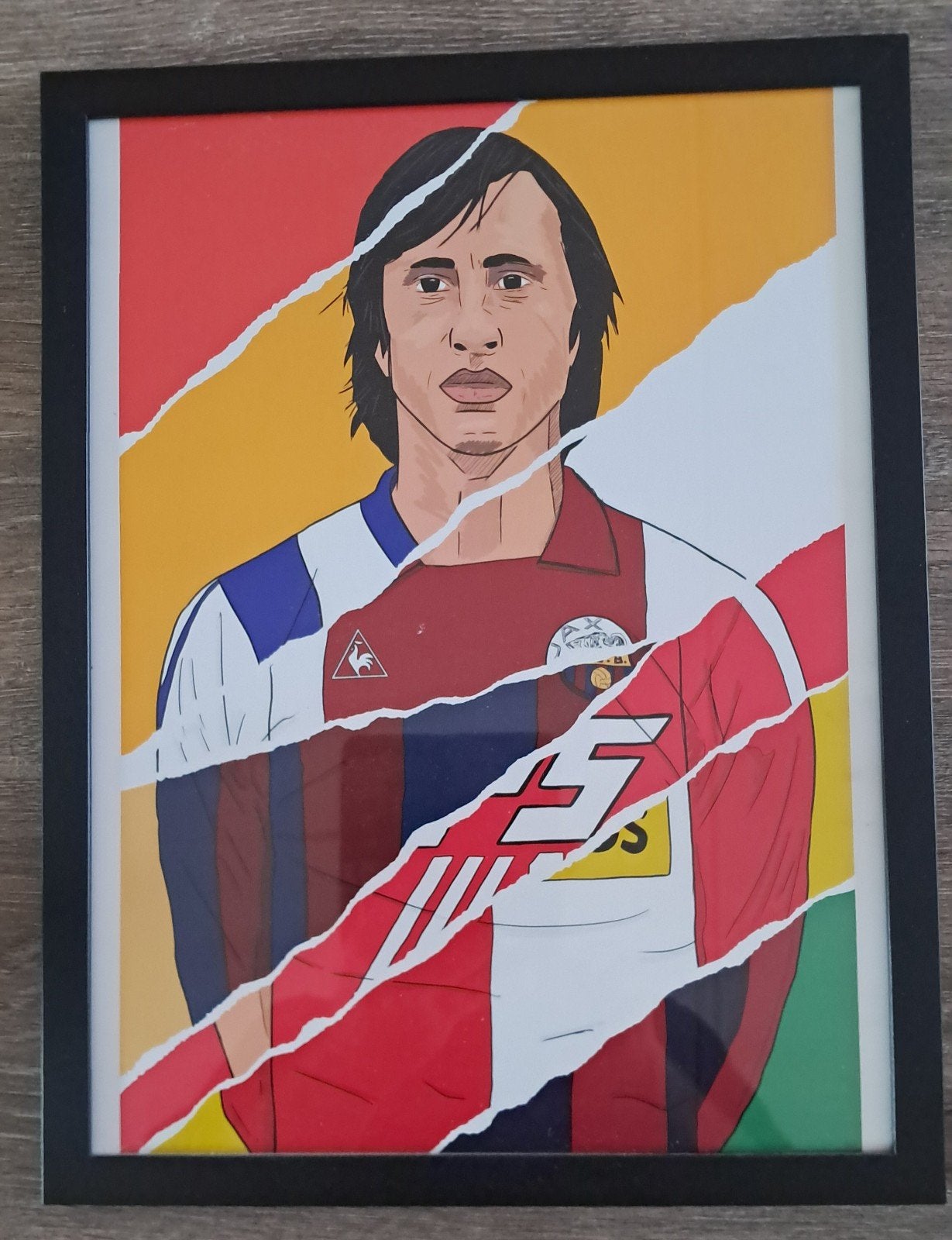Poster Johan Cruijff, Ophalen of Verzenden, Zo goed als nieuw, Ajax, Poster, Plaatje of Sticker
