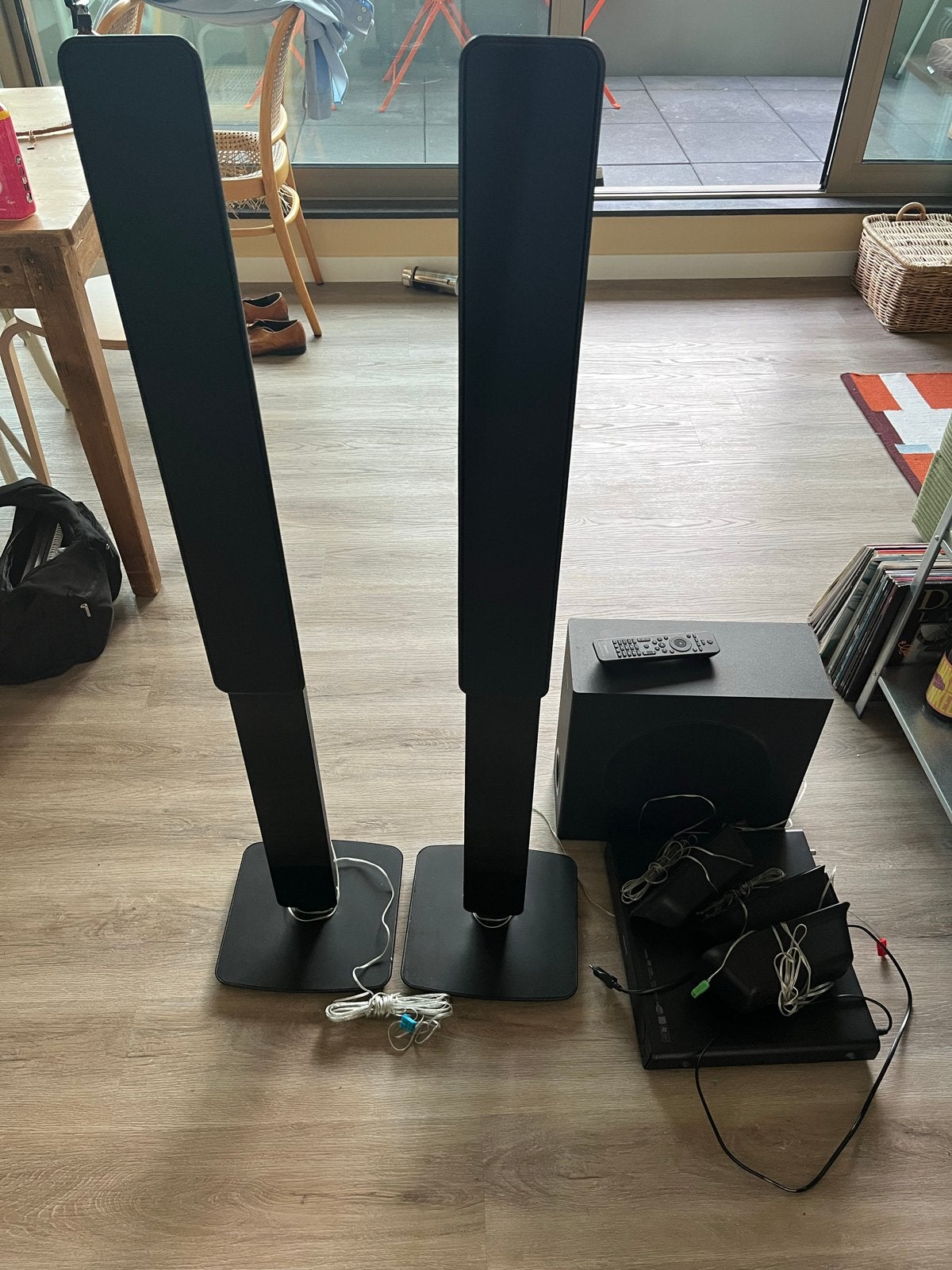 Philips Home Cinema Set: 3 Satelliet & 2 Vloerstaande Speake, Ophalen, Philips, 70 watt of meer, Dvd-speler