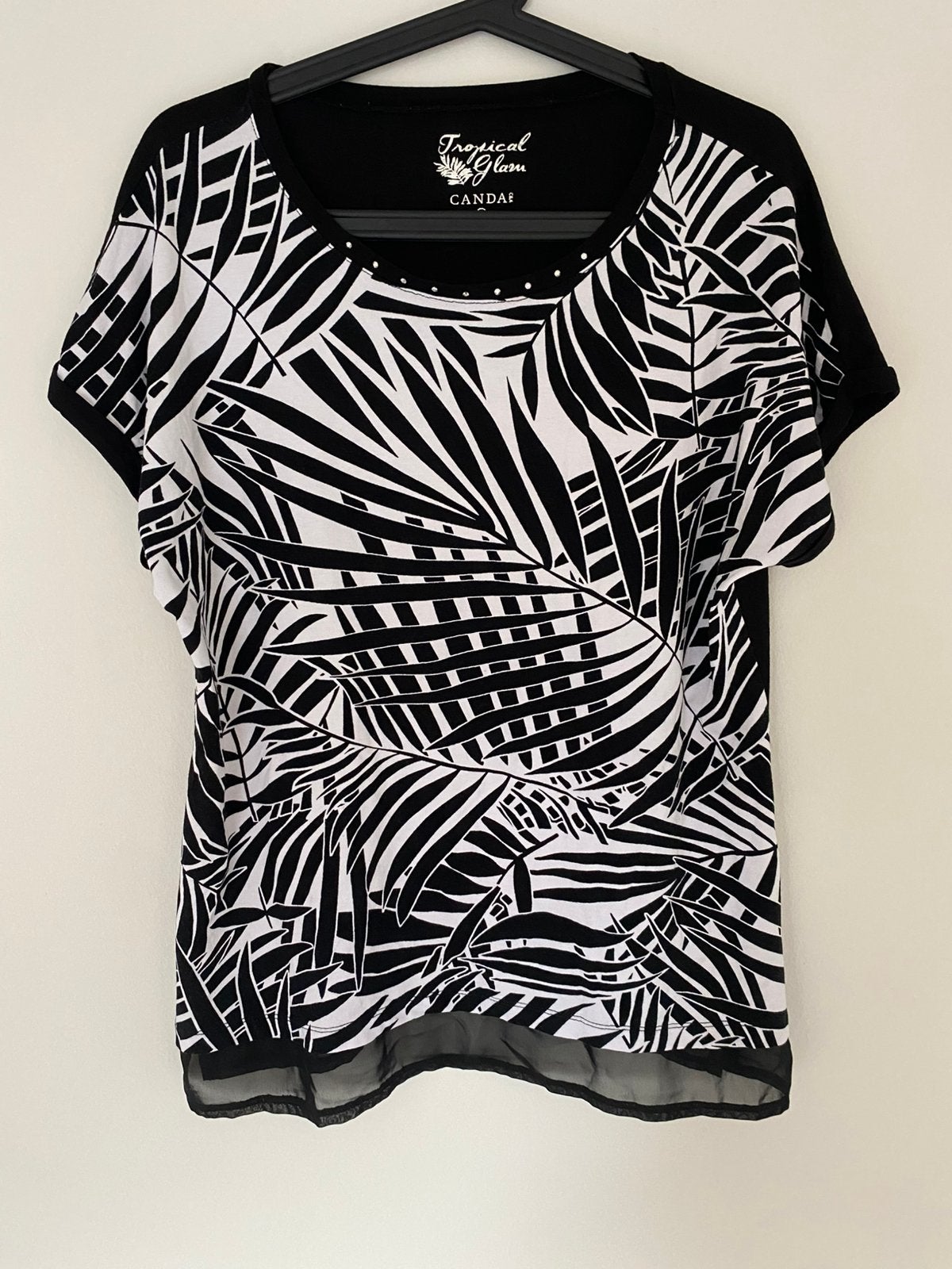 Dames shirt, zwart / Maat M, Maat 38/40 (M), Verzenden, Zwart, Zo goed als nieuw