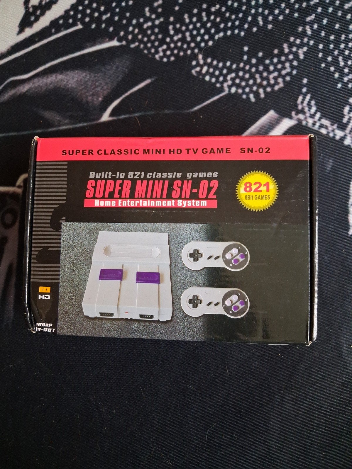 Super Mini SN-02 Retro Console - 821 Games - NIEUW!, Ophalen of Verzenden, Overige merken, Nieuw