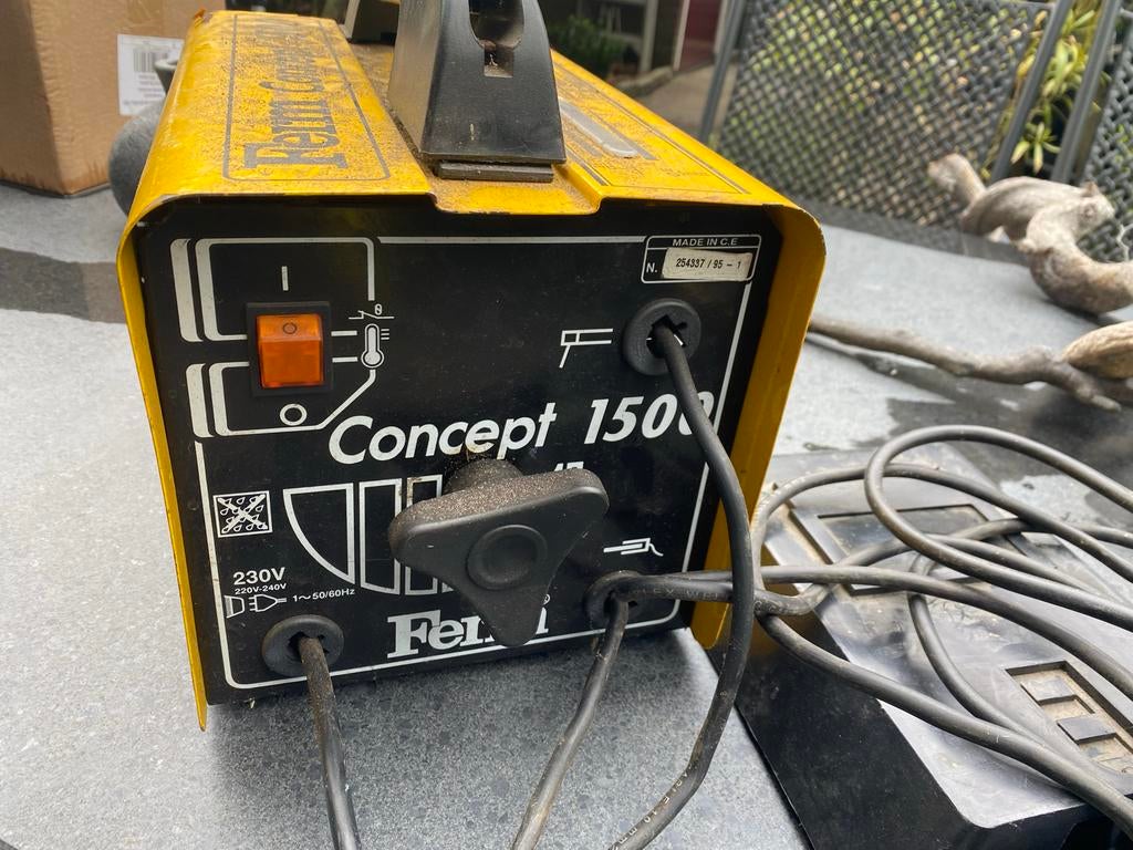 FerM Concept 1500 Lasapparaat, Ophalen, Gebruikt, 150 tot 250 ampère, Elektroden