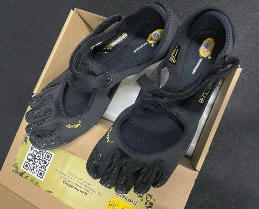 Vibram V-soul fivefingers - maat 40, Zwart, Nieuw, Ballerina's, Ophalen of Verzenden