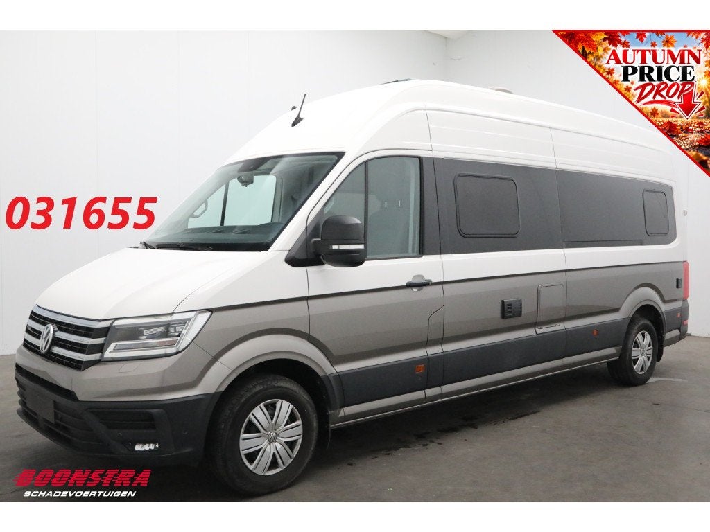 Volkswagen Crafter Grand California 680 2.0 TDI 177 PK 4Moti, Automaat, Buscamper of Camperbus, Dopplerlaan 4
9207HC  DRACHTEN, NL