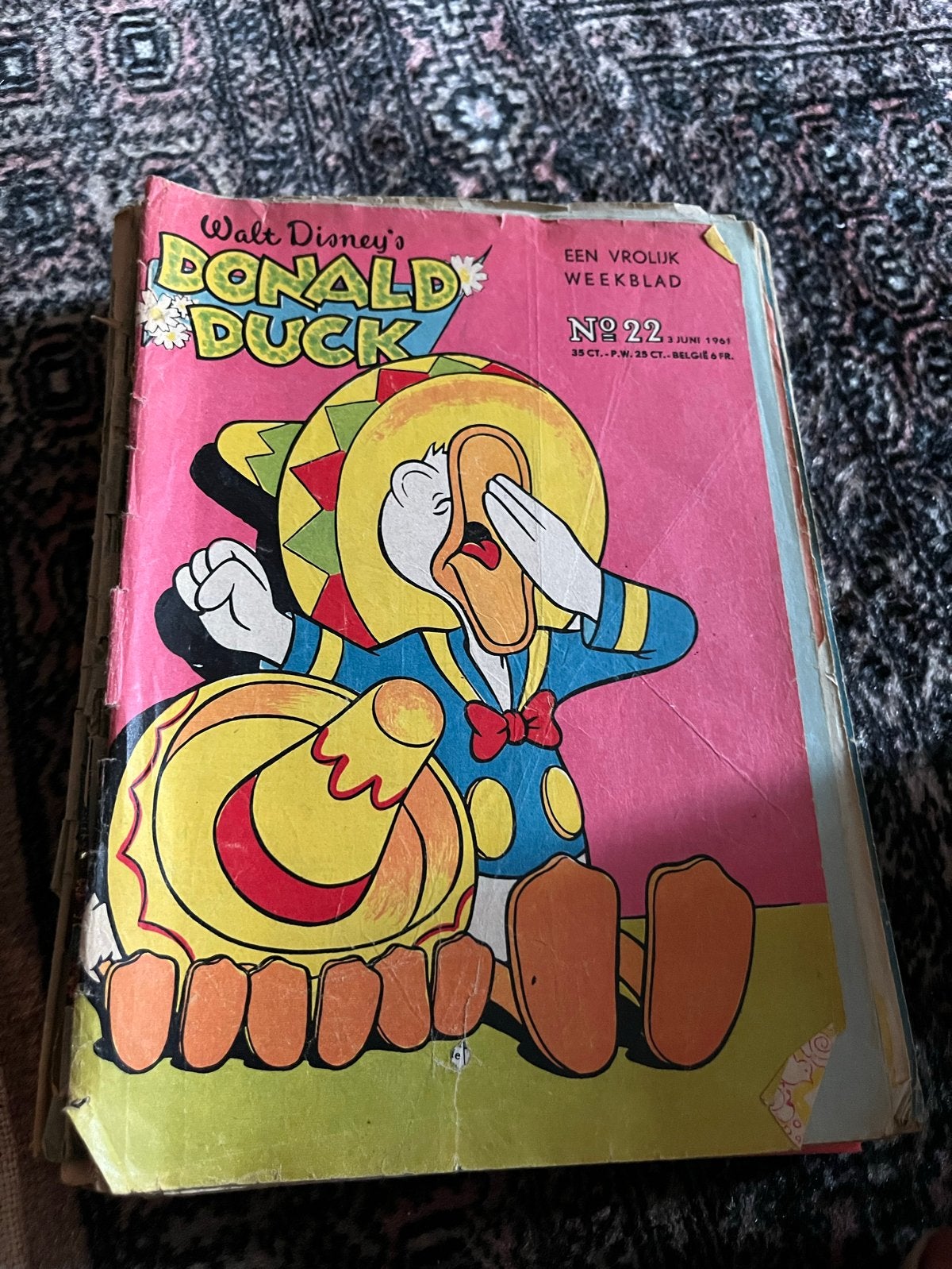 Donald Duck Weekblad - Nr. 22, 3 juni 1961 - Vintage Stripbo, Eén stripboek, Ophalen, Gelezen