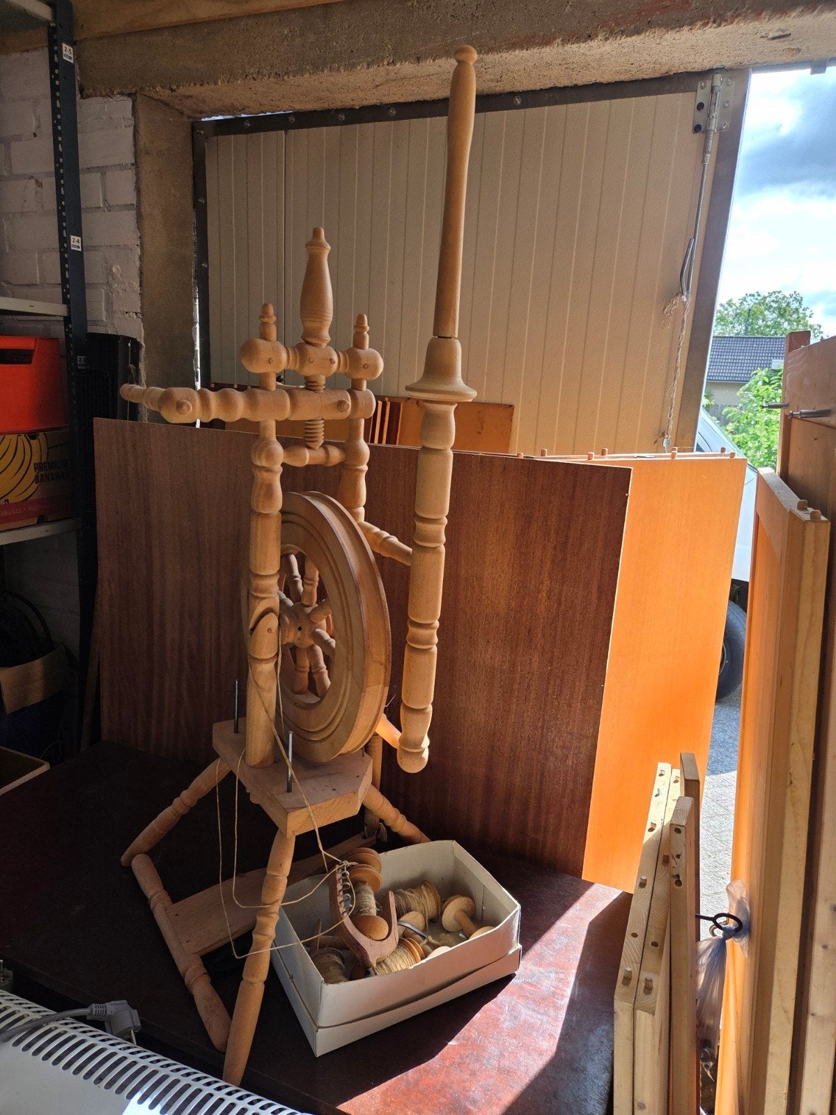 Spinnewiel verzenden mogelijk, Ophalen of Verzenden, Zo goed als nieuw