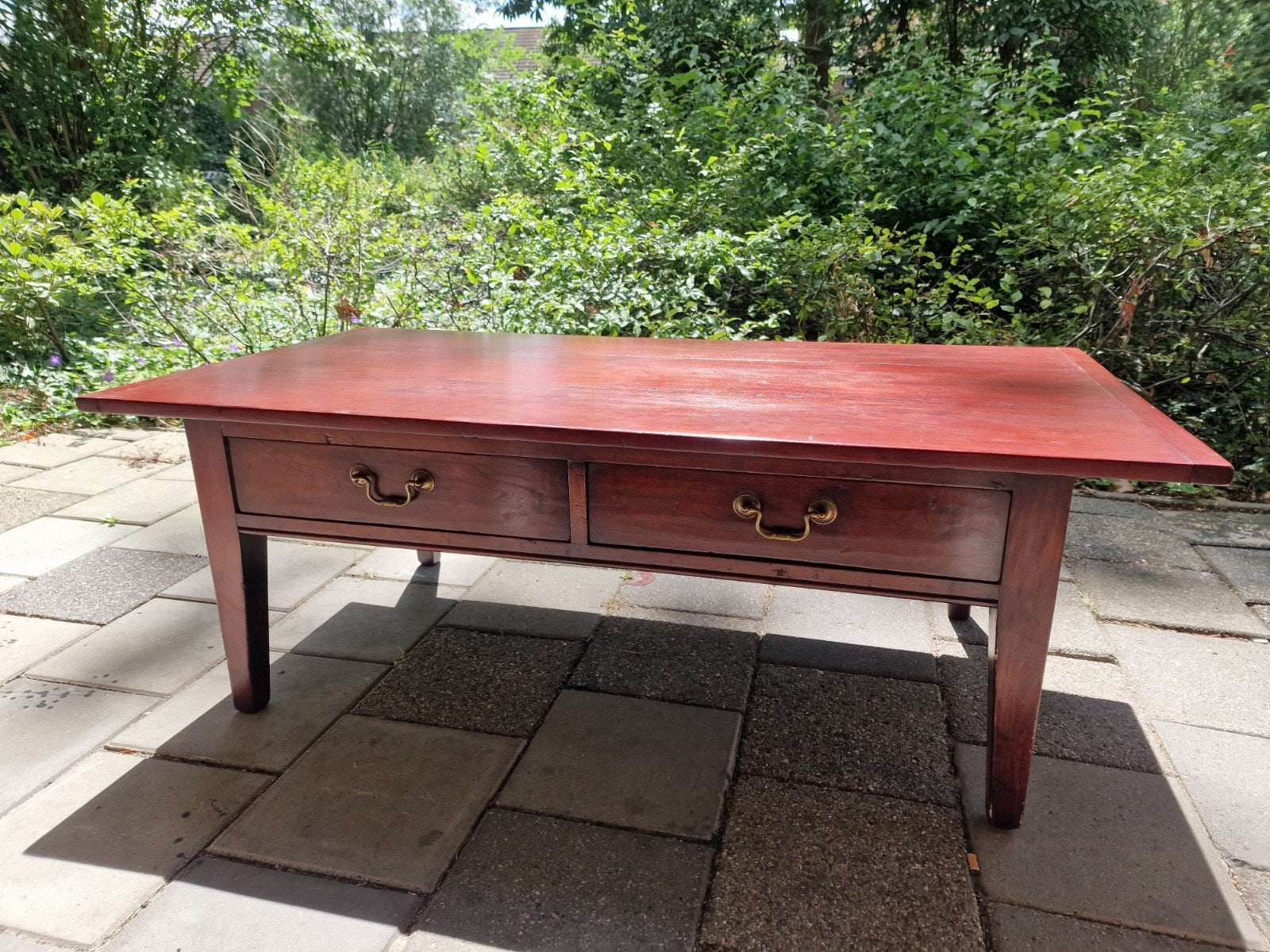 Salontafel kersenhout, Ophalen