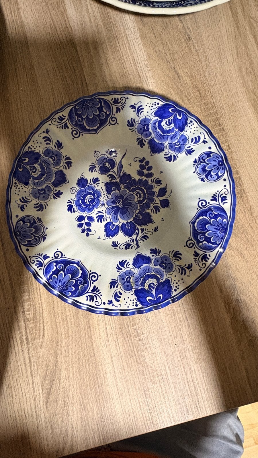 Delfts Blauw Wandbord - Handwerk Holland, Ophalen of Verzenden