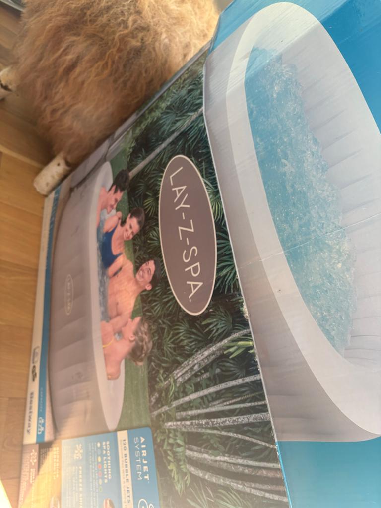Lay-Z-Spa Tahiti opblaasbare jacuzzi - Nieuw in doos, Ophalen of Verzenden, Nieuw, Afdekzeil, Opblaasbaar