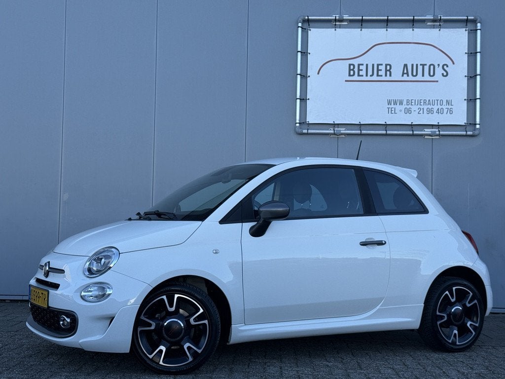 Fiat 500 0.9 TwinAir Turbo Sport Apple Carplay/16inch., Auto's, Fiat, Voorwielaandrijving, 86 pk, Euro 6, Leder en Stof