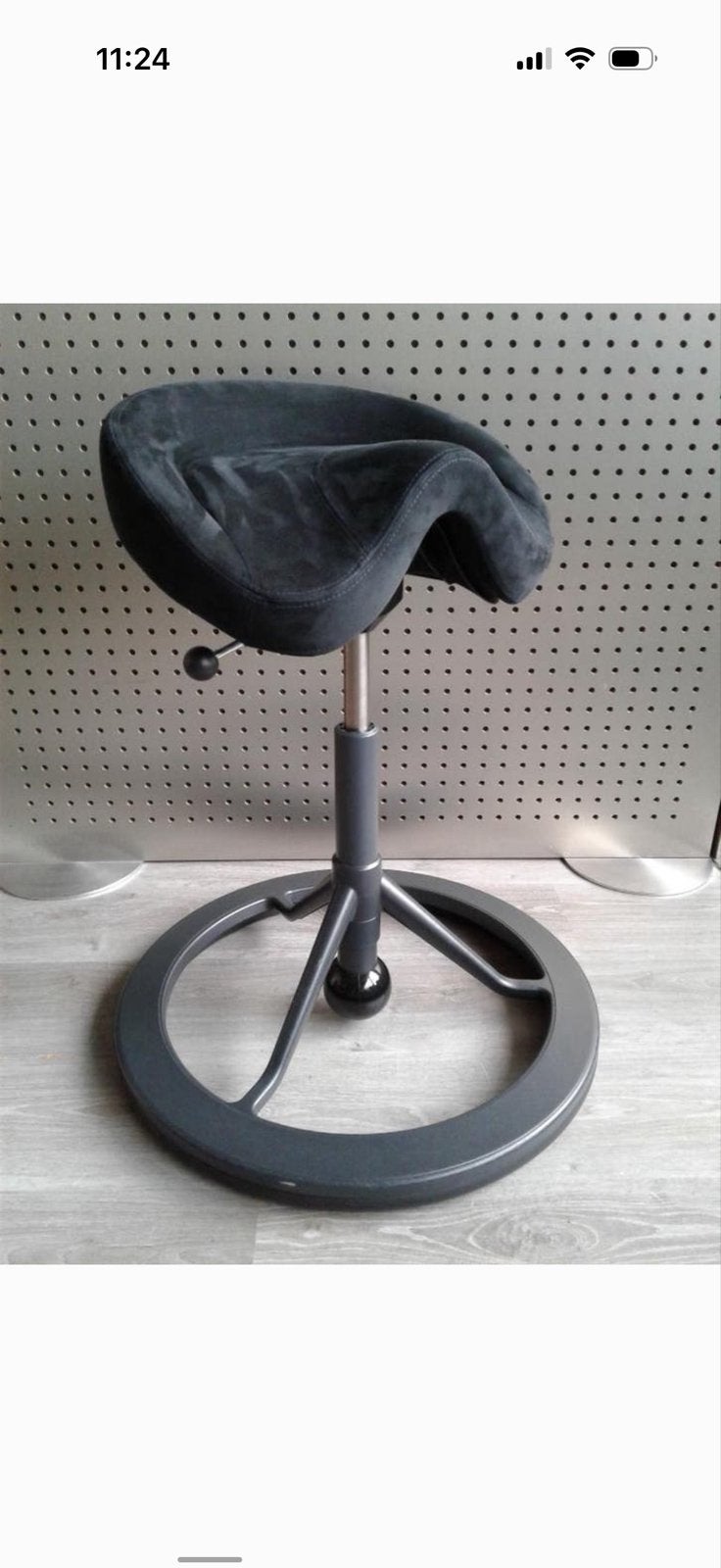 Backapp Smart Ergonomische Balanskruk - Zwart