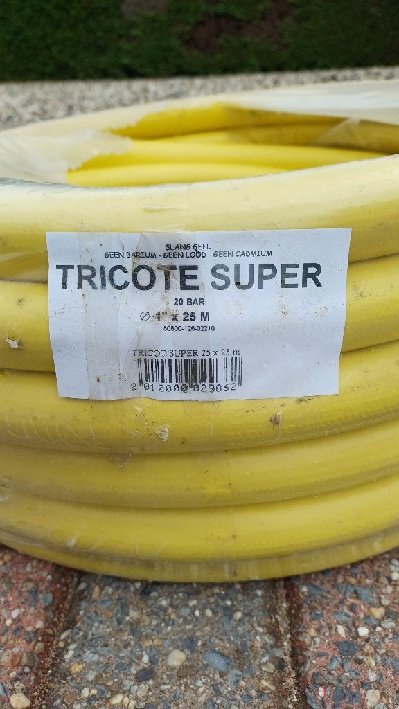 Tricote Super Tuinslang 1 inch, 20 bar, 10 meter nieuw, Tuin en Terras, Ophalen of Verzenden, Nieuw, Tuinslang
