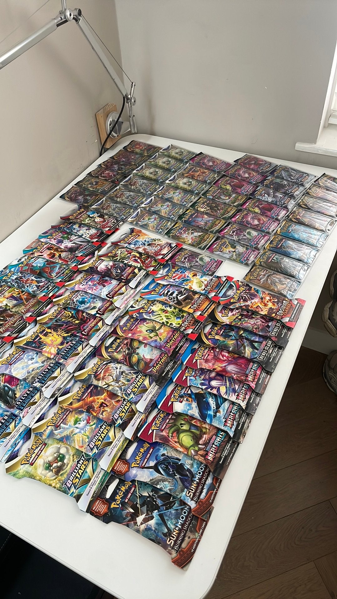 pokemon booster pack verzameling, Ophalen of Verzenden, Zo goed als nieuw, Booster, Foil
