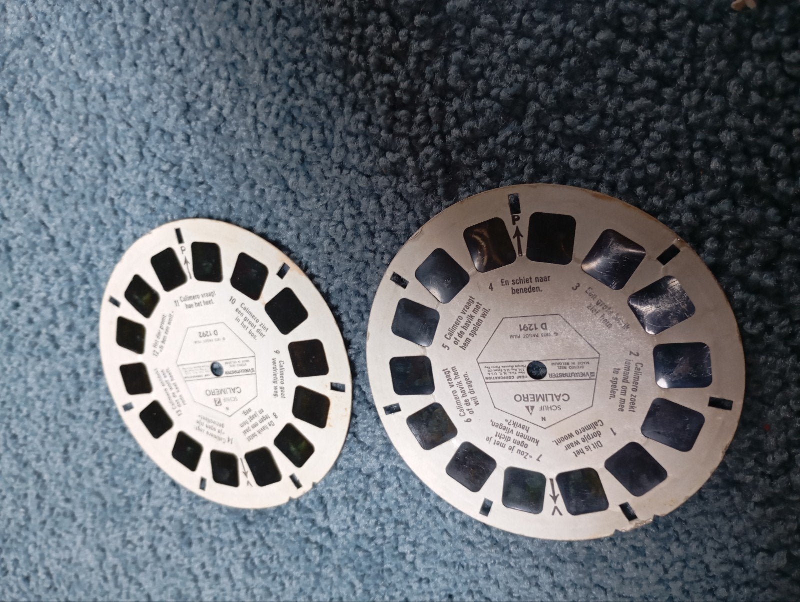 Vintage Calimero 1973 Pagot film view Master, Hobby en Vrije tijd, Ophalen of Verzenden, Overige schalen, Onderdeel