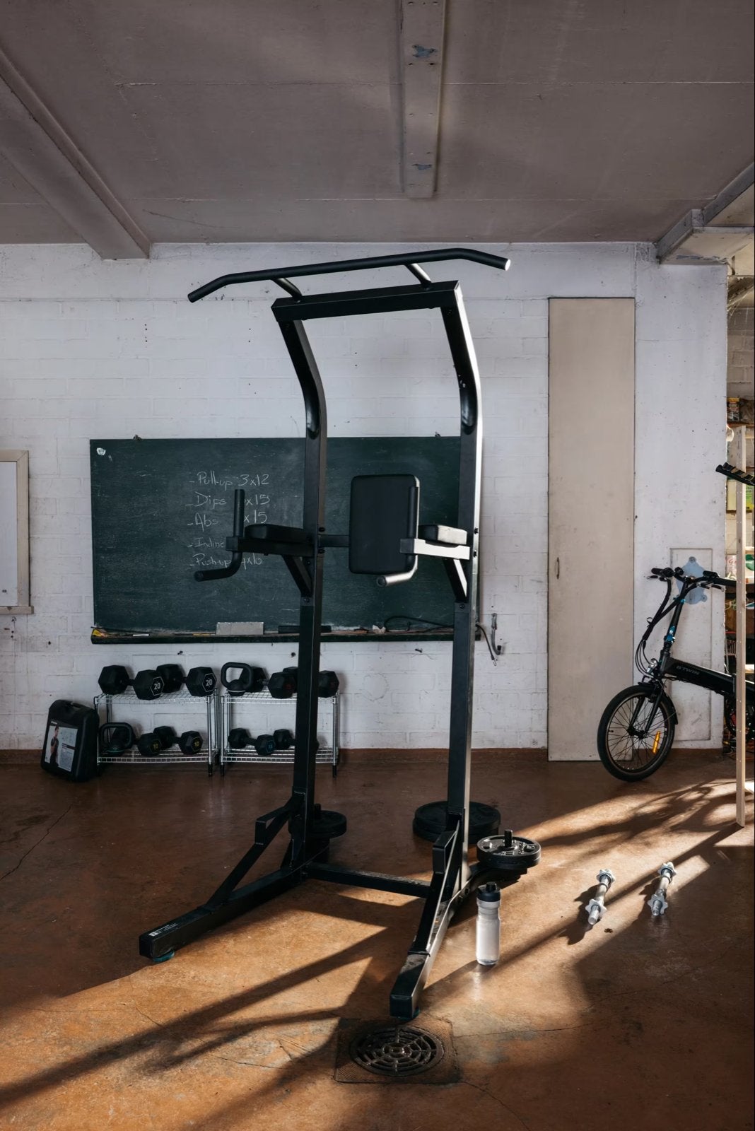 Decathlon Pull-up en Power Station, Ophalen, Zo goed als nieuw, Armen, Oprekstang