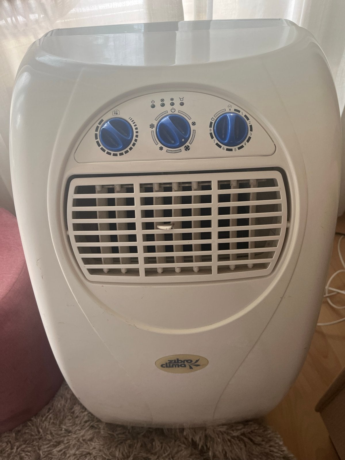 Zibro Clima Mobiele Airco P110 - Zware uitvoering, goed werk, Gebruikt, 3 snelheden of meer, Ophalen of Verzenden, Koelen en Ontvochtigen