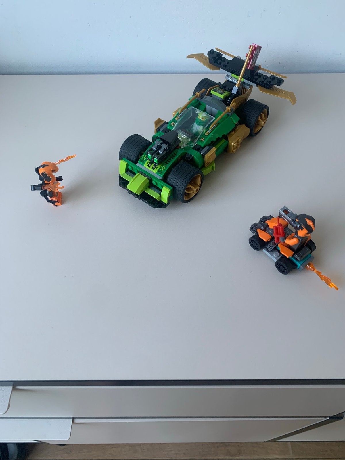 LEGO Ninjago Jungle Raider 71763 met minifiguren, Ophalen of Verzenden, Zo goed als nieuw, Overige merken