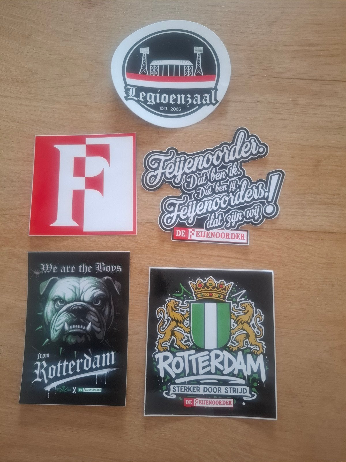Feyenoord stickers, Ophalen of Verzenden, Zo goed als nieuw, Feyenoord, Poster, Plaatje of Sticker
