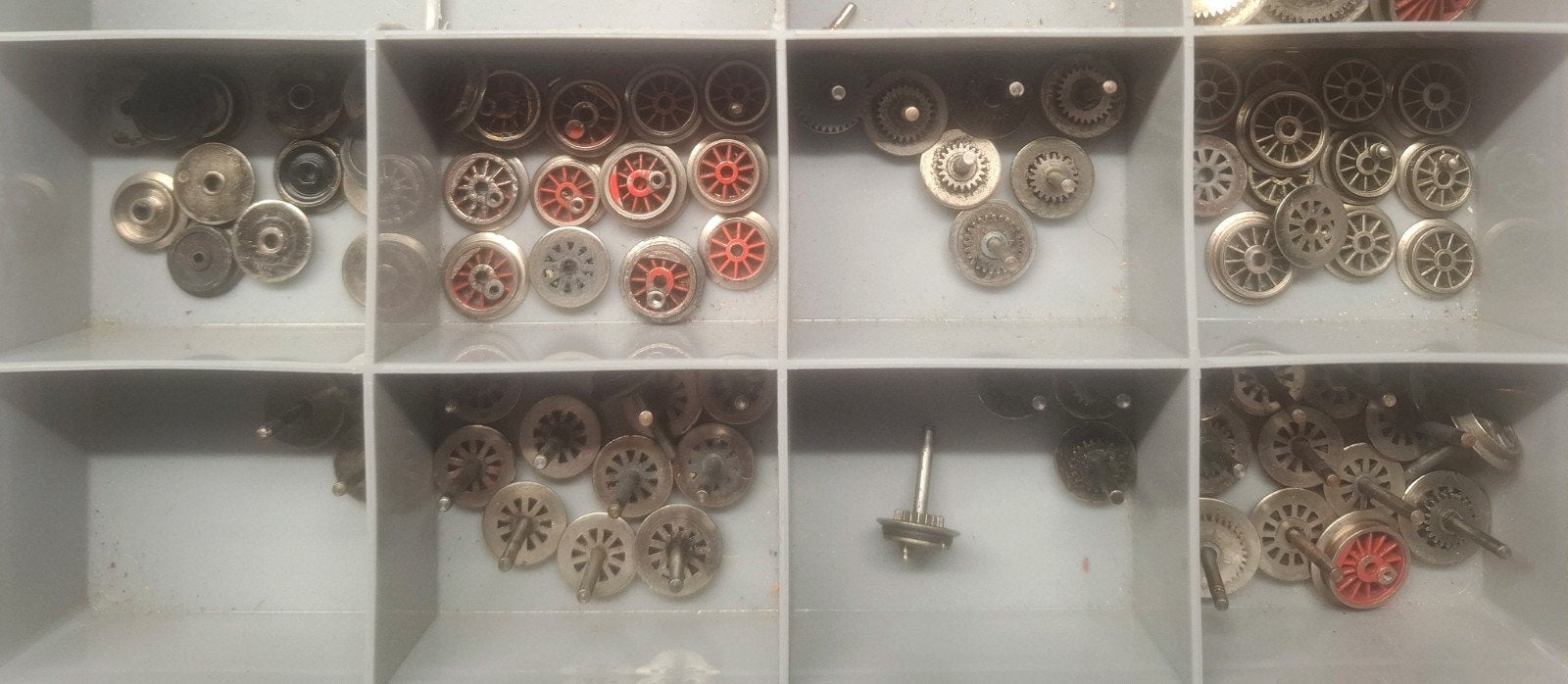 Div marklin lok wielen onderdelen, Wisselstroom, Gebruikt, Locomotief, Ophalen of Verzenden