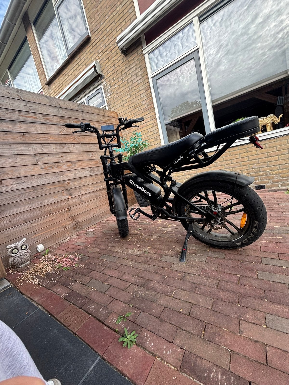 CrossBoss E-bike met vernieuwde onderdelen, Fietsen en Brommers, Elektrische fietsen, Ophalen of Verzenden, Gebruikt, Overige merken
