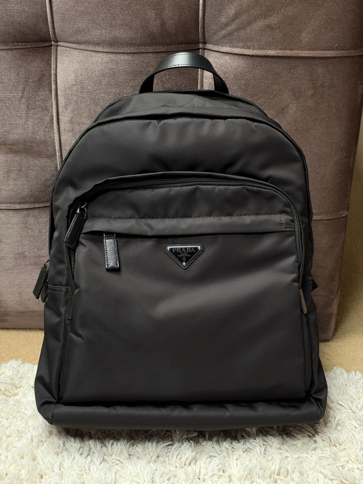 Prada Milano Re-Nylon Rugzak, Computers en Software, 15 inch, Nieuw, Ophalen of Verzenden, Zwart
