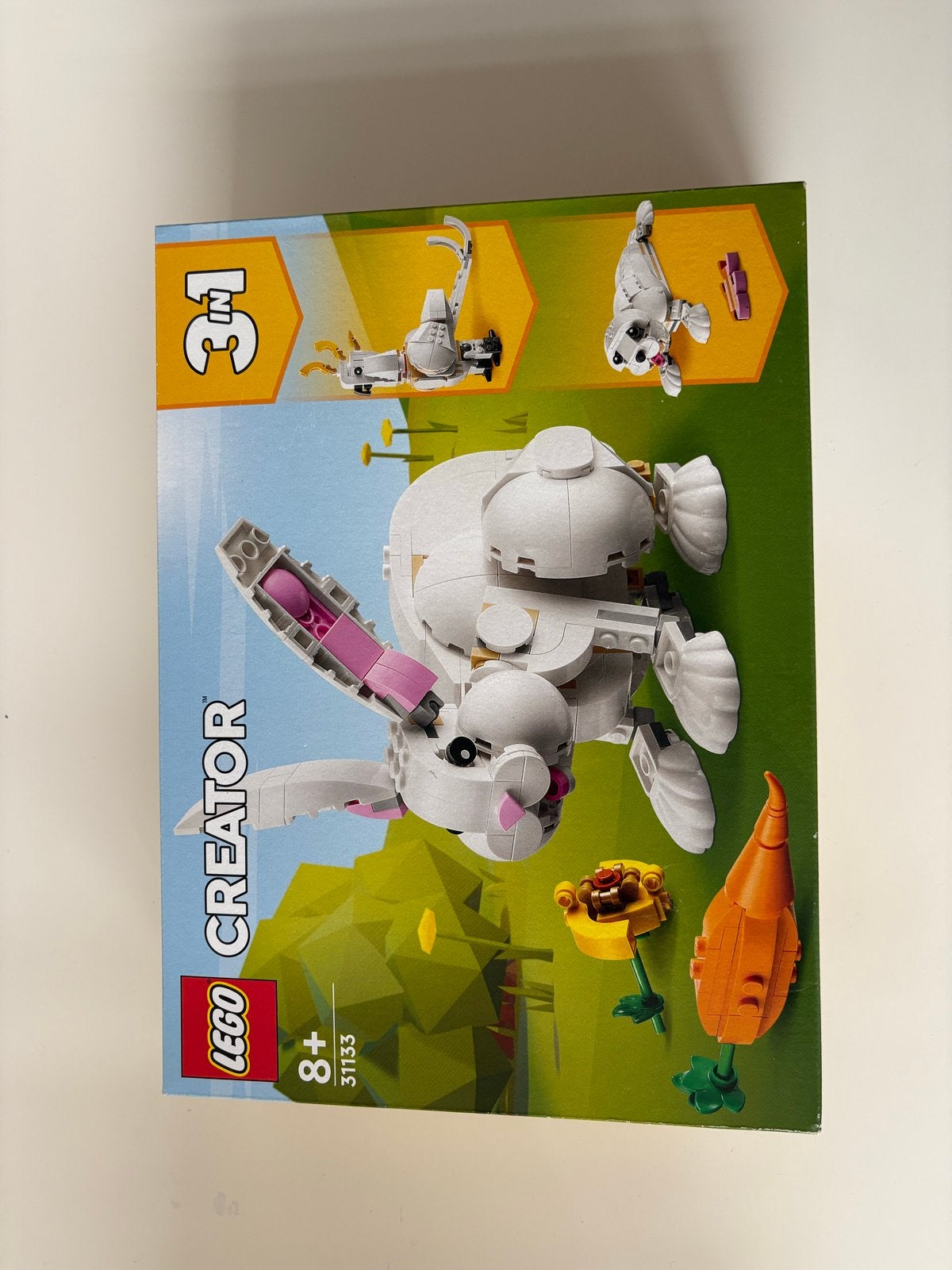 LEGO Creator 3in1 Wit Konijn 31133 - Compleet met doos en ha, Ophalen of Verzenden, Zo goed als nieuw