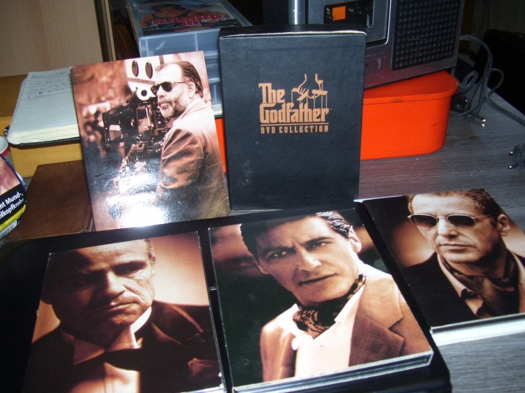 DVD BOX THE GODFATHER, Maffia en Misdaad, Vanaf 16 jaar, Zo goed als nieuw, Speciale editie