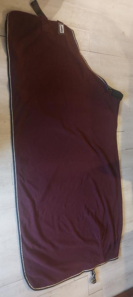 Eskadron Fleece Deken Contrast Blackberry, Dieren en Toebehoren, Paarden en Pony's | Dekens en Dekjes, Ophalen, Zweetdeken, Nieuw
