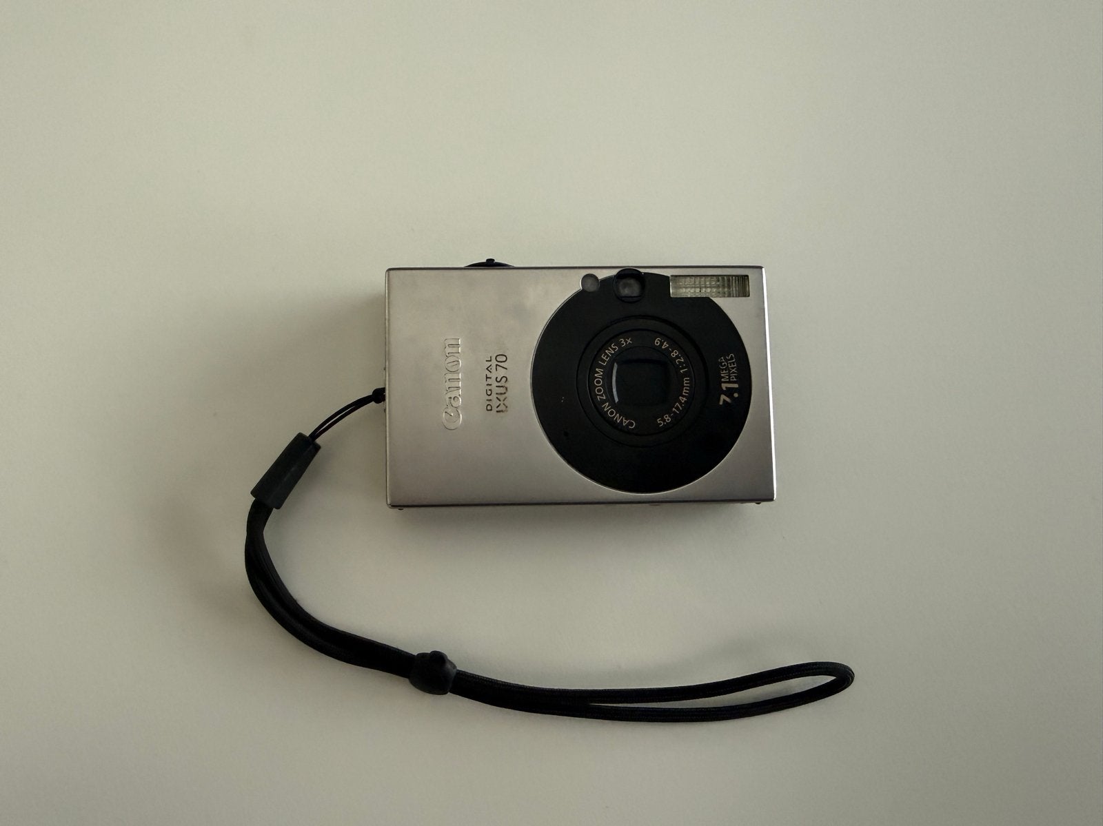 Canon Digital Ixus 70 Compactcamera - Zilver, Ingebouwde flitser, Gebruikt, Canon, Ophalen of Verzenden