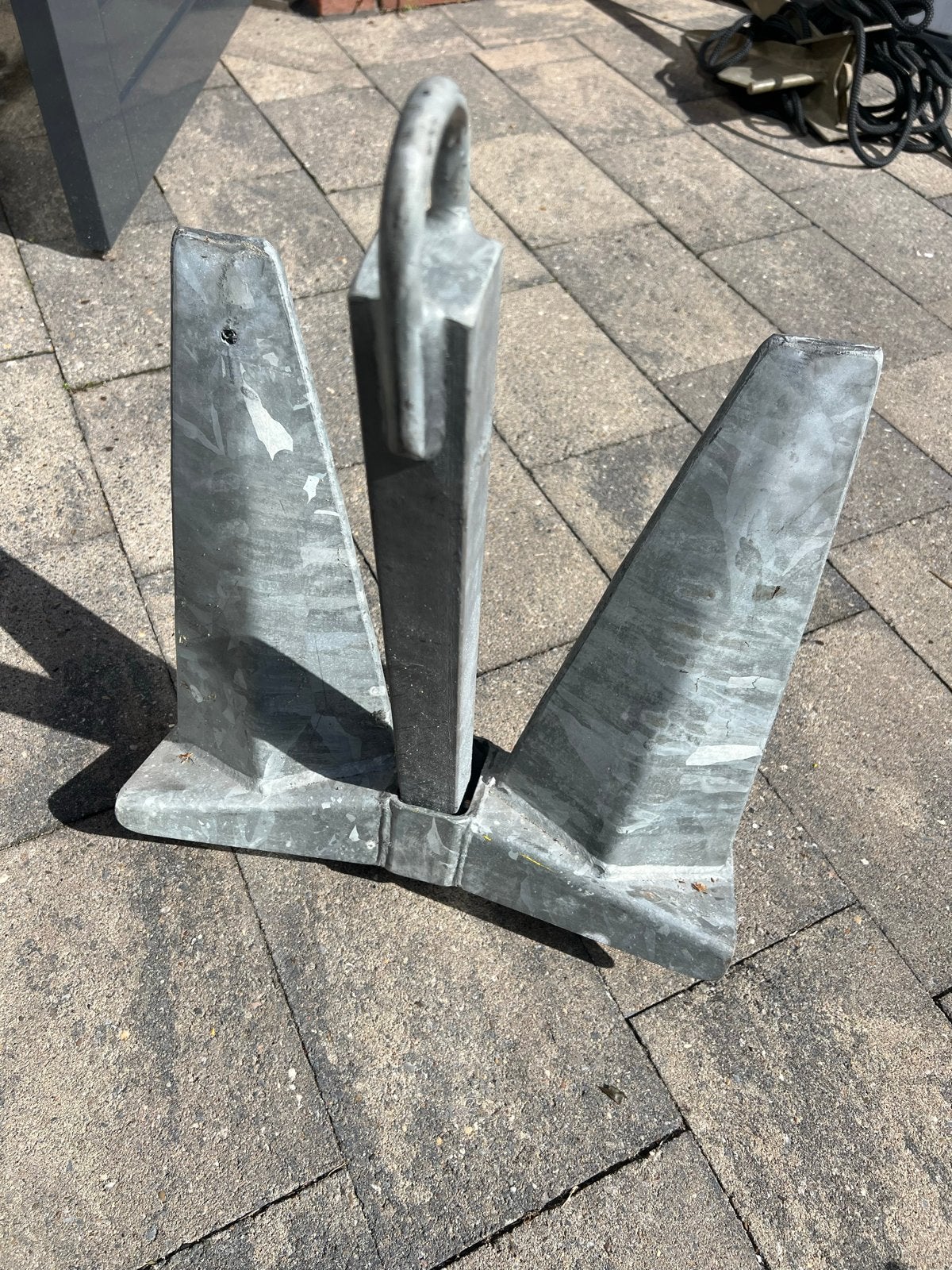 Danforth anker 15kg - Gegalvaniseerd, Ophalen, Gebruikt, Overige typen