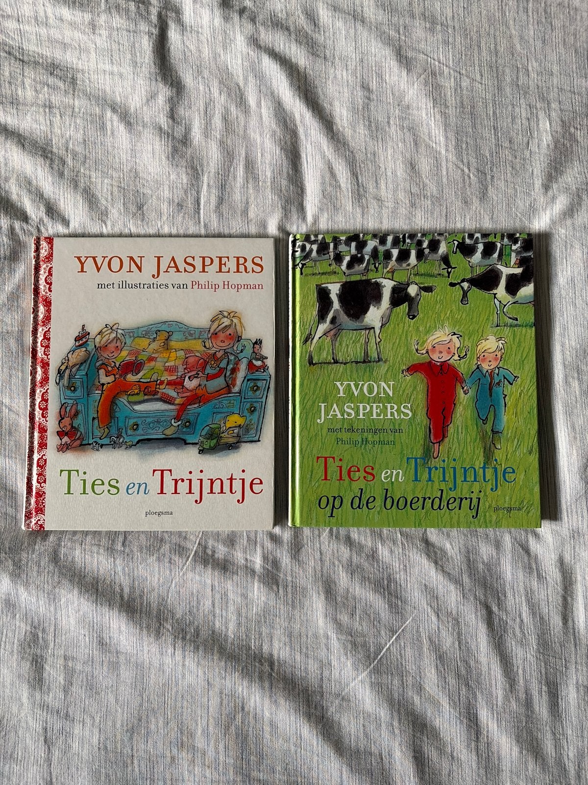 Ties en Trijntje boeken - Yvon Jaspers (2 stuks), Verzenden, Gelezen, Fictie algemeen