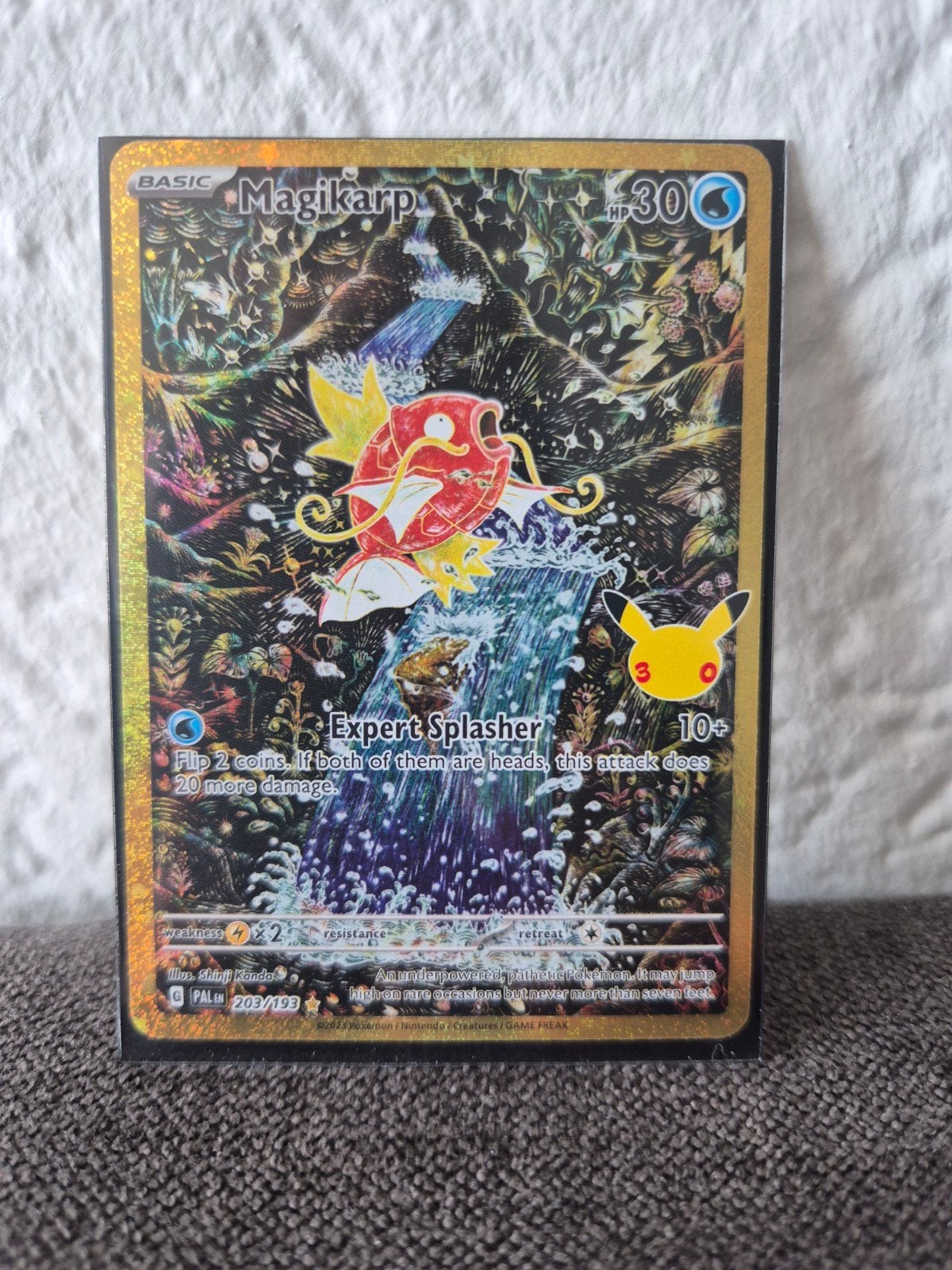 Magikarp 203/193 Celebrations Pokémon Kaart Foil, Ophalen