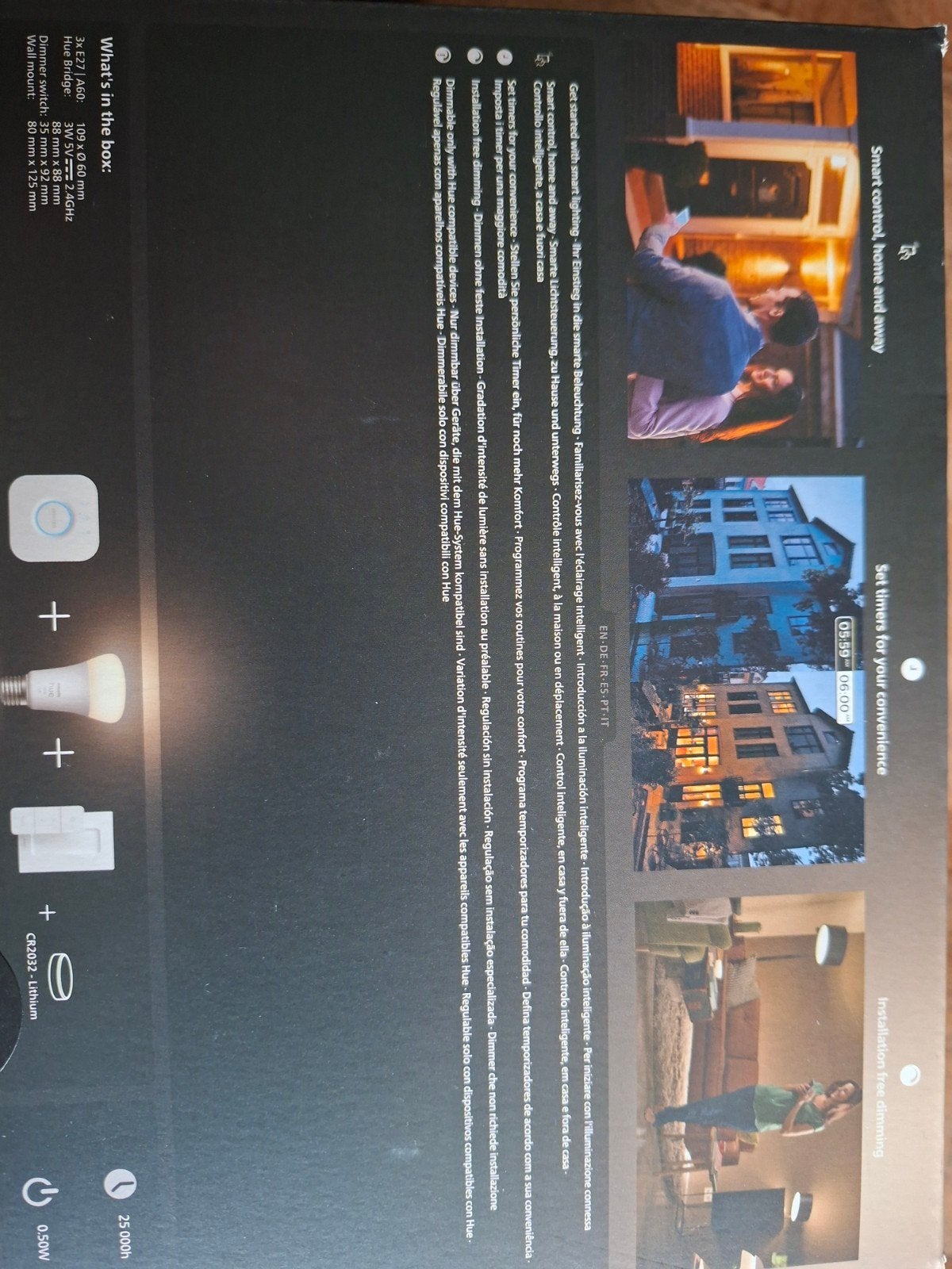 Philips Hue White Starter Kit E27 - Smart Verlichting nieuw, Ophalen, Wit, Dimbaar, Nieuw