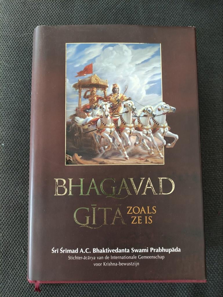 Bagavad gita zoals ze is deluxe hardbound, Boeken, Ophalen of Verzenden, Zo goed als nieuw, Hindoeïsme