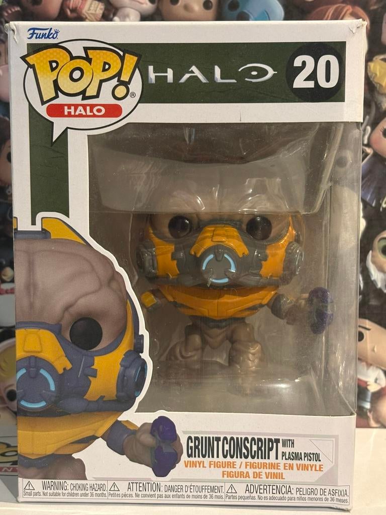 Funko pop Gruntconscrpit 20 Halo Games, Ophalen of Verzenden, Zo goed als nieuw