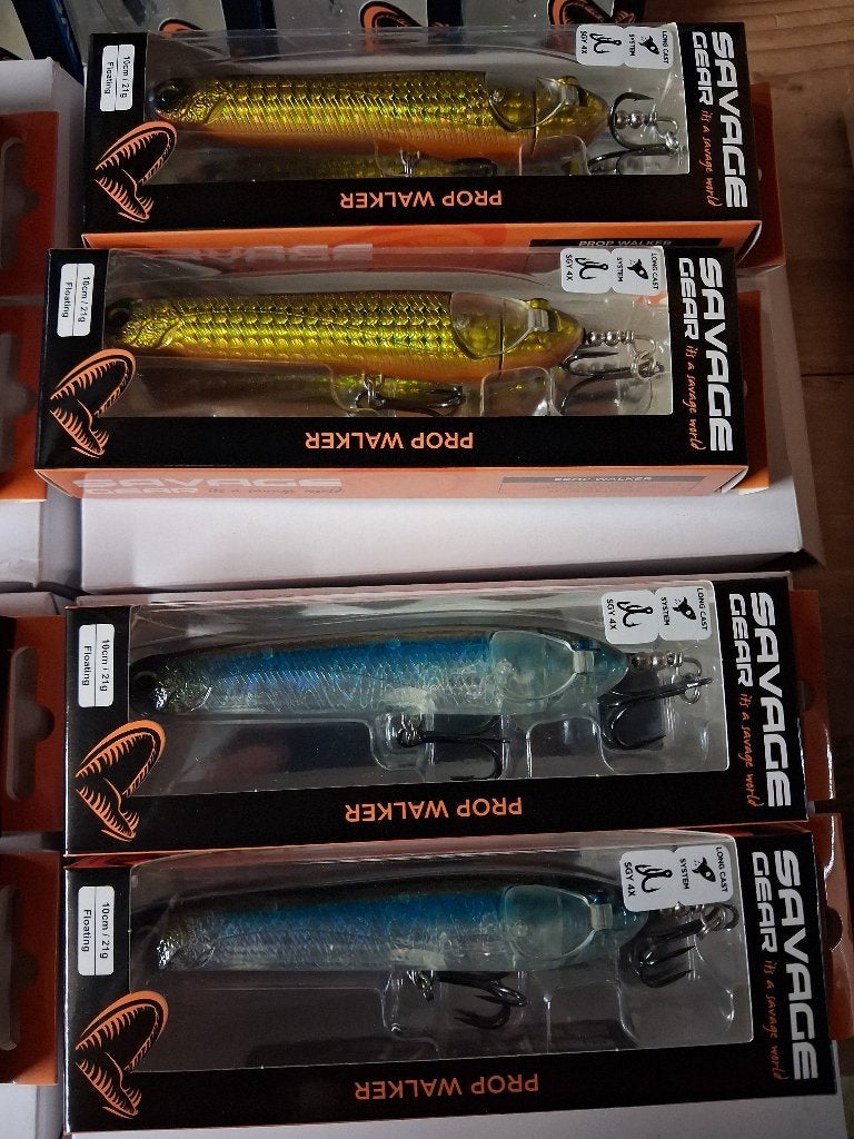Savage Gear Prop Walker 10cm/21g (4 kleuren), Tinstraat, Savage Gear, Overige typen, Nieuw