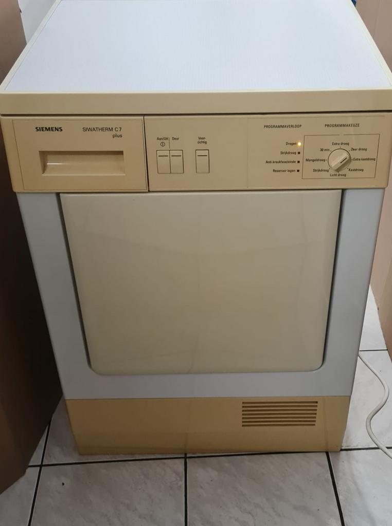 SIEMENS SIWATHERM C 7 PLUS CONDENS DROGER IN GOEDE STAAT, 6 tot 8 kg, Ophalen of Verzenden, Zo goed als nieuw, 85 tot 90 cm