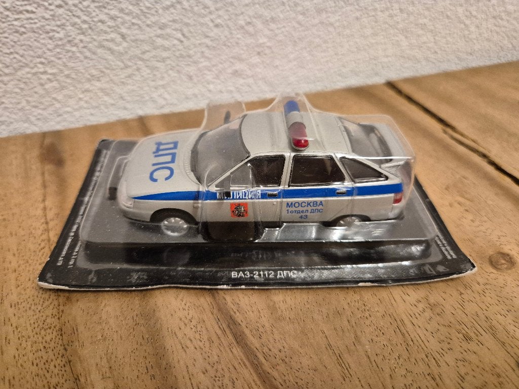 LADA 112 Politieauto 1/43 - Russische Legenden, Overige merken, LADA, Auto, Nieuw