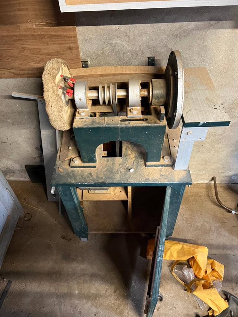 Schuur polijst machine, Ophalen, Zo goed als nieuw