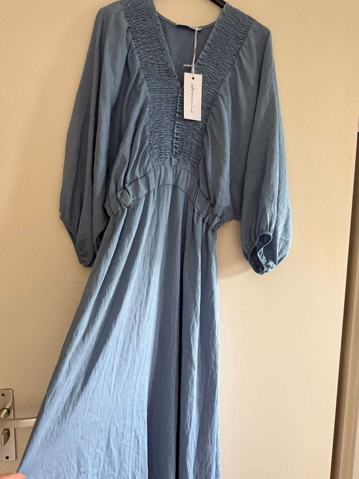 Maxi Denim jurk universele maat, Maat 38/40 (M), Nieuw, Onder de knie, Verzenden