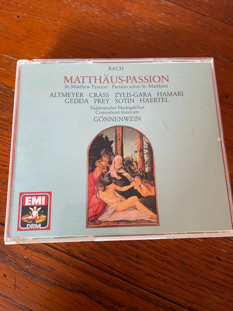 Bach: Matthäus-Passion - Gönnenwein (3 CD Boxset), Ophalen of Verzenden, Barok, Zo goed als nieuw, Vocaal